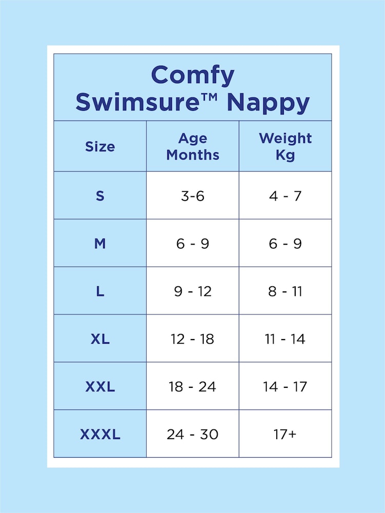 Zoggs Pink Comfy Swimsure Nappy - Image 4 of 4