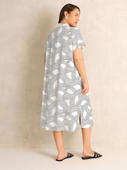 Evans Natural Line Markings Shirt Dress - Image 3 of 6