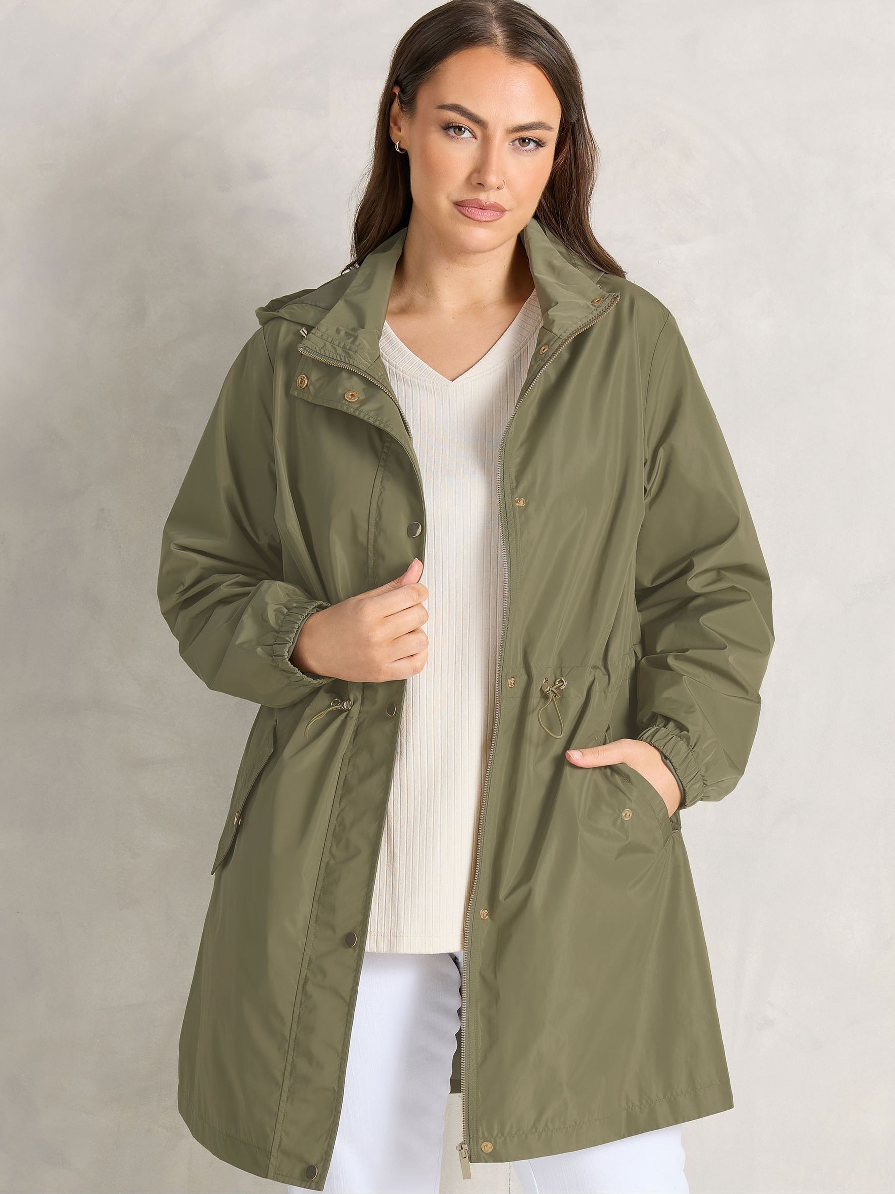 EVANS Curve Lightweight Rain Jacket - Women's - Plus Size Curve - Image 3