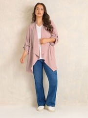 Evans Pink Airflow Waterfall Jacket - Image 2 of 5