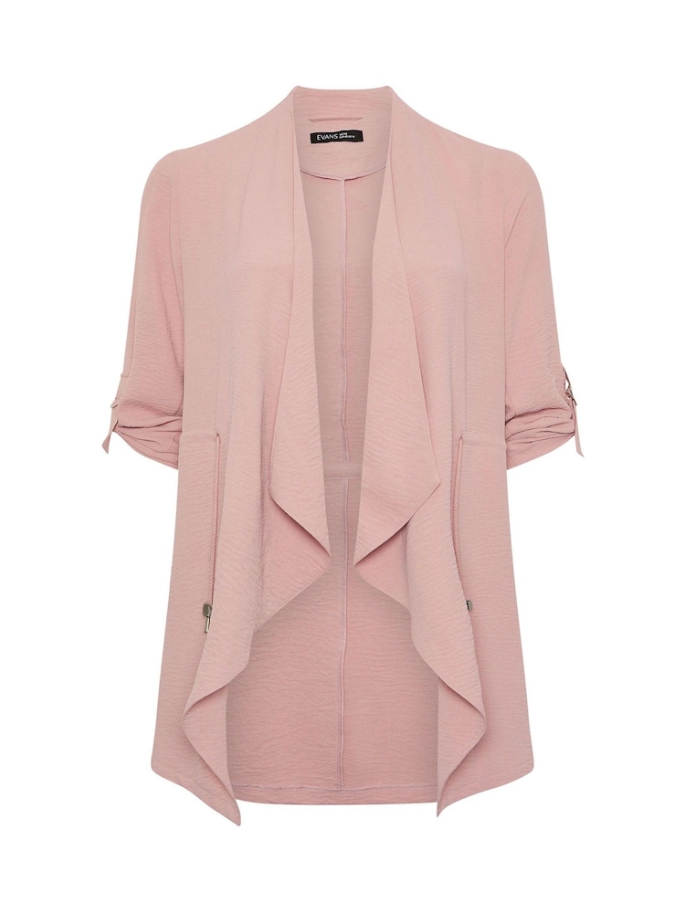 Evans Pink Airflow Waterfall Jacket - Image 5 of 5