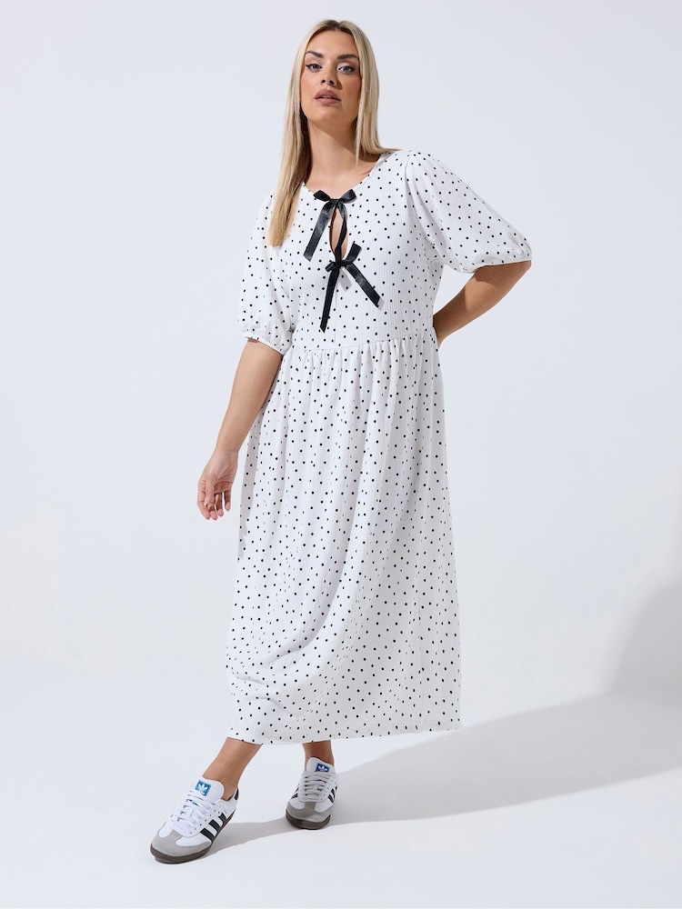 Yours Curve שמלה עם עיטור פפיון, סדרת Limited - תמונה 1 מתוך 5 Yours Curve שמלה עם עיטור פפיון, סדרת Limited - תמונה 1 מתוך 5