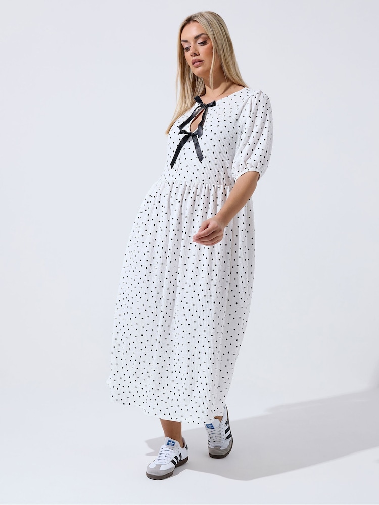 Yours Curve שמלה עם עיטור פפיון, סדרת Limited - תמונה 2 מתוך 5 Yours Curve שמלה עם עיטור פפיון, סדרת Limited - תמונה 2 מתוך 5