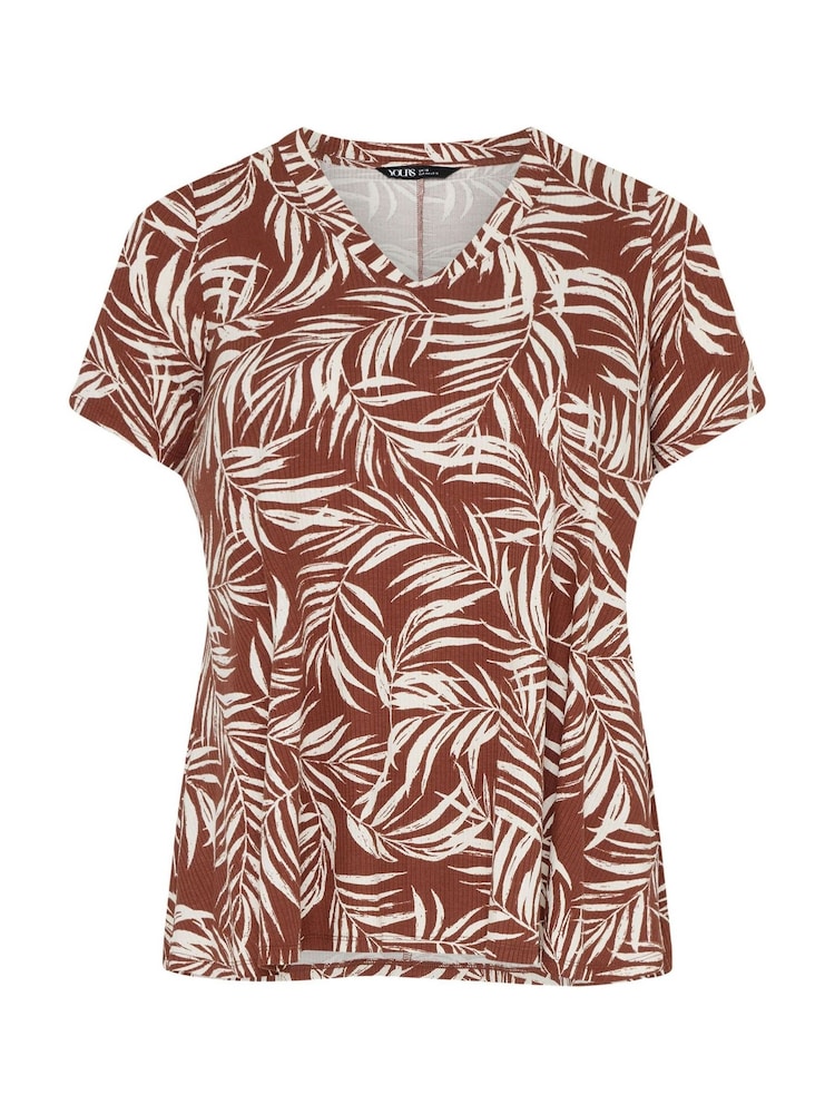 Yours Curve Brown Swing Top - Image 5 of 5