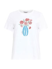 M&Co White Vase Placement Print T-Shirt - Image 3 of 3
