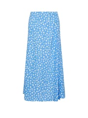PixieGirl Petite Blue Daisy A Line Midaxi Skirt - Image 5 of 5