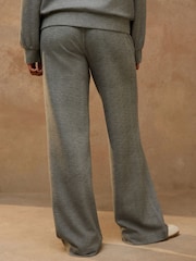 Dark Grey Wide Leg Joggers - Image 4 of 8