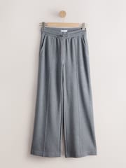 Dark Grey Wide Leg Joggers - Image 6 of 8