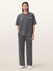 AllSaints Black Emblem Sweatshirt Trousers - Image 2 of 7