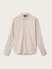 AllSaints Cream Hawthorne Long Sleeve Shirt - Image 7 of 7