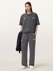 AllSaints Black Emblem Short Sleeve Crew Neck T-Shirt - Image 5 of 6