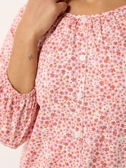 M&Co Pink Petite 3/4 Sleeve T-Shirts - Image 4 of 5