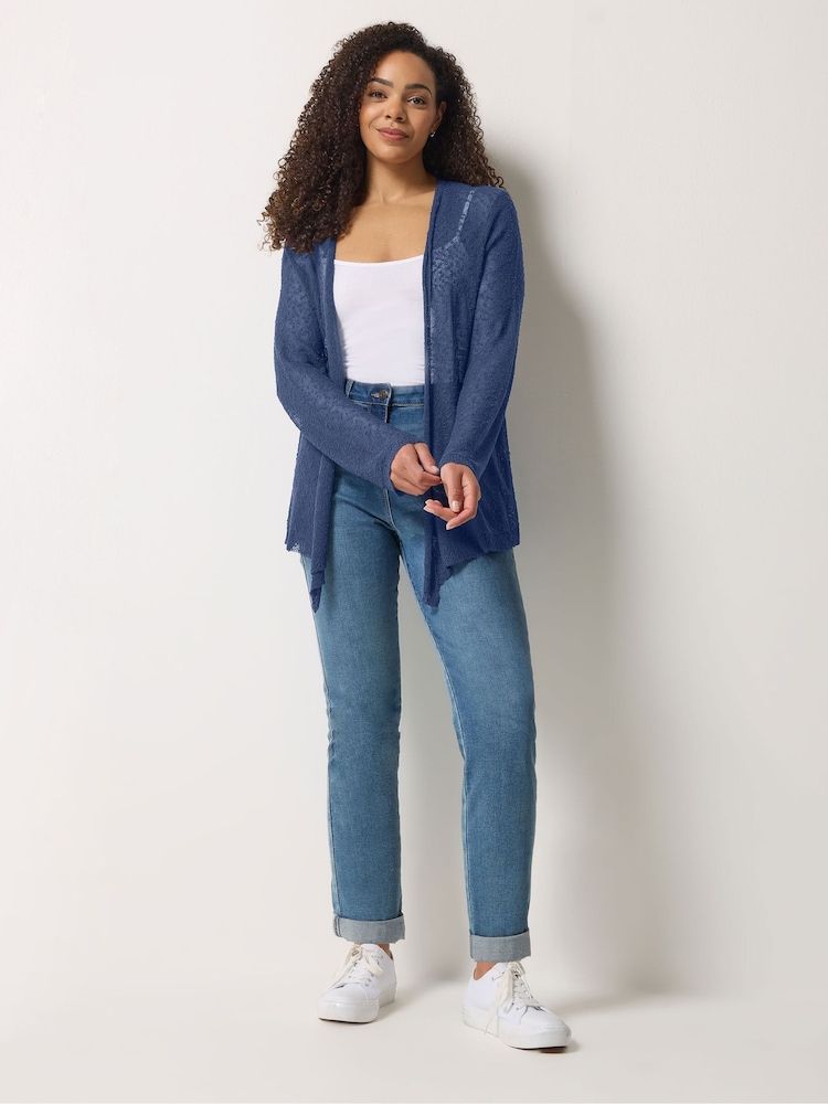 M&Co Blue Popcorn Cardigan - Image 2 of 5