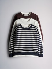 The Set 3 Pack Mock Layer Sweatshirts - Larawan 1 ng 10