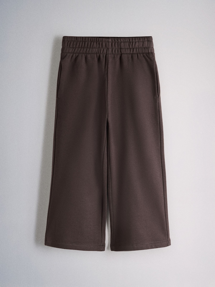 The Set 4 Pack Wide Leg Joggers Chocolate Brown/Light Brown/Cream - Image 2 of 7 The Set 4 Pack Wide Leg Joggers Chocolate Brown/Light Brown/Cream - Image 2 of 7