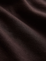 The Set Hoody Collared Button Sweatshirt Crew Wide Leg and Balloon leg Joggers 6 Piece Set Chocolate Brown/Mid Brown/Cream - Image 12 of 12