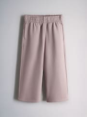 The Set 6 Piece Frill Crew Neck Long Sleeve Peplum Rib Flare Balloon Leg and Wide Leg T-Shirt and Joggers Set Purple/Lilac/Grey Marl - Image 15 of 18