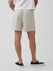 Gap Grey 5.5 inch Linen-Blend Relaxed Shorts - Image 2 of 5