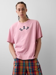 Gap x Awake NY Pink Relaxed Logo T-Shirt - Image 1 of 6