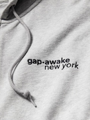 Gap x Awake NY Grey Heavyweight Oversized Logo Zip Hoodie - Image 5 of 5