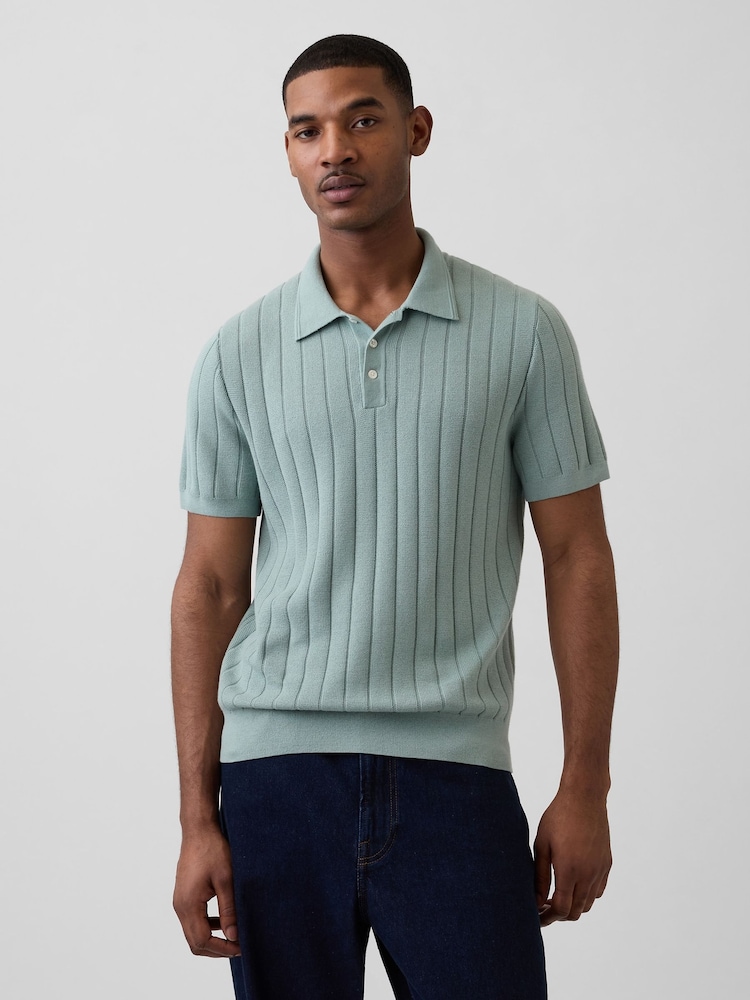 Gap Green Classic Polo Jumper - Image 1 of 1