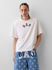 Gap x Awake NY White Relaxed Logo T-Shirt - Image 1 of 6