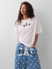 Gap x Awake NY White Relaxed Logo T-Shirt - Image 4 of 6