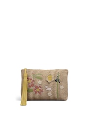 Radley Brown Spring Blooms Medium Pouch - Image 1 of 4