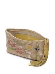 Radley Brown Spring Blooms Medium Pouch - Image 3 of 4