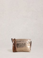 White Stuff Gold Hollie Mini Cross-Body Bag - Image 1 of 4