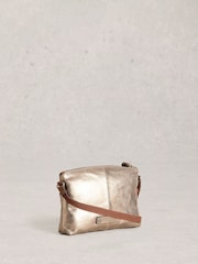 White Stuff Gold Hollie Mini Cross-Body Bag - Image 3 of 4