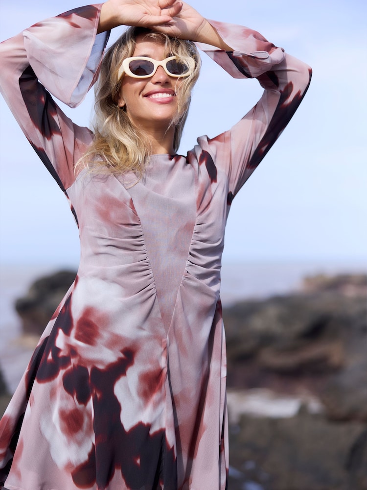 knee length dresses for ladies Marine Layer Women's Corinne Sleeveless Double Cloth Cotton Maxi Dress - Red main image 0
