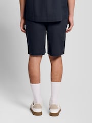 Lyle & Scott Blue Linen Blend Shorts - Image 2 of 7