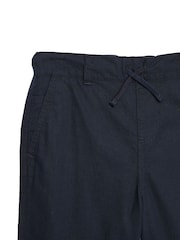 Lyle & Scott Blue Linen Blend Shorts - Image 7 of 7