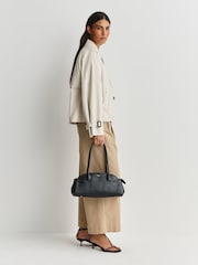 Weekend MaxMara Natural Boero Crop Trench Coat - Image 3 of 5