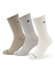 New Balance Neutral Unisex Active Crew  3 Pack Socks - Image 1 of 3