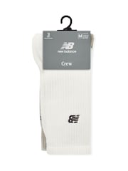 New Balance Neutral Unisex Active Crew  3 Pack Socks - Image 3 of 3
