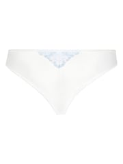 Hunkemöller White Brazillian Peonie Highleg Thong - Image 5 of 5