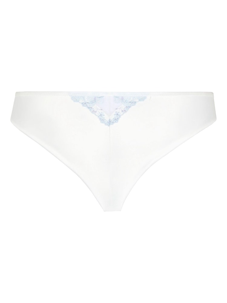 Hunkemöller White Brazillian Peonie Highleg Thong - Image 5 of 5 Hunkemöller White Brazillian Peonie Highleg Thong - Image 5 of 5