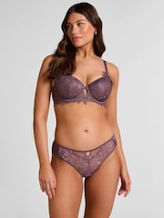 Hunkemöller Purple Malou Brazilian Briefs - Image 1 of 5