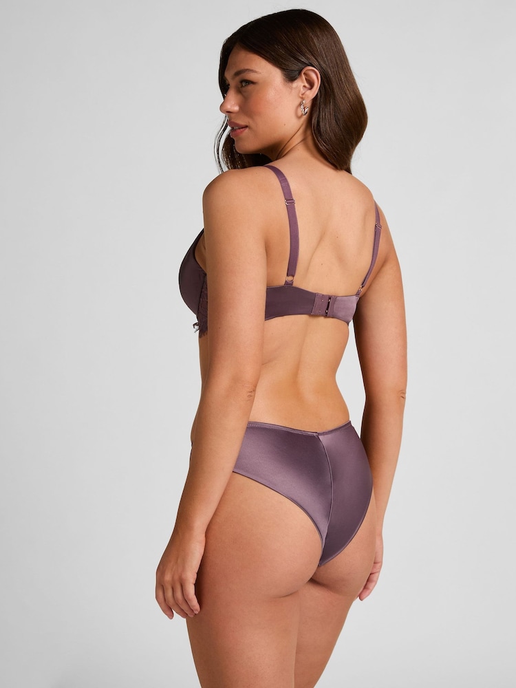 Hunkemöller Purple Malou Brazilian Briefs - Image 2 of 5