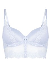 Hunkemöller Blue Laila Padded Underwired Longline Bra - Image 4 of 5