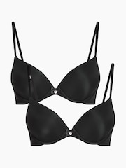 Hunkemöller Black Padded Underwired Bras 2 Pack - Image 1 of 5