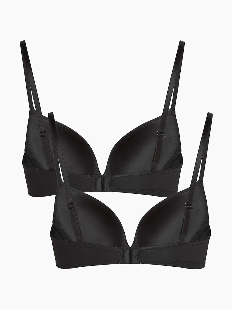 Hunkemöller Black Padded Underwired Bras 2 Pack - Image 5 of 5