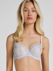 Hunkemöller Blue Miri Non-Padded Underwired Bra - Image 1 of 4