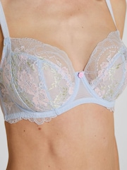 Hunkemöller Blue Miri Non-Padded Underwired Bra - Image 3 of 4