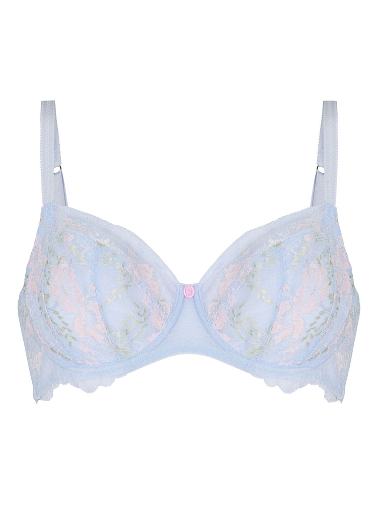 Hunkemöller Blue Miri Non-Padded Underwired Bra - Image 4 of 4