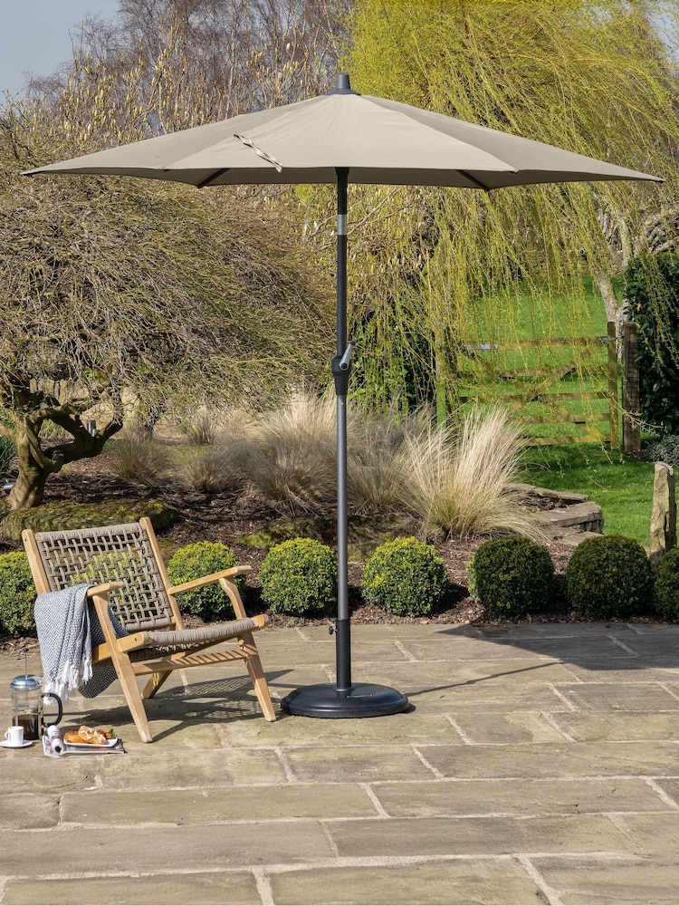 Pacific Champagne Riva Round Garden Parasol - Image 1 of 6 Pacific Champagne Riva Round Garden Parasol - Image 1 of 6