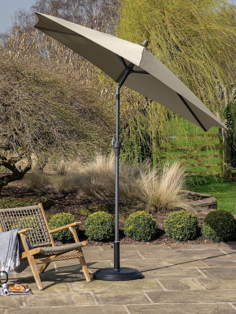 Pacific Champagne Riva Round Garden Parasol - Image 2 of 6 Pacific Champagne Riva Round Garden Parasol - Image 2 of 6