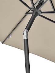 Pacific Champagne Riva Round Garden Parasol - Image 6 of 6